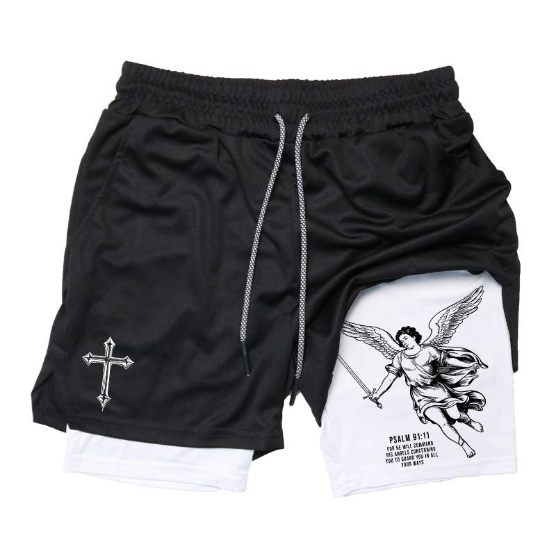 Golf Towel - Pantaloncini da corsa 2 in 1