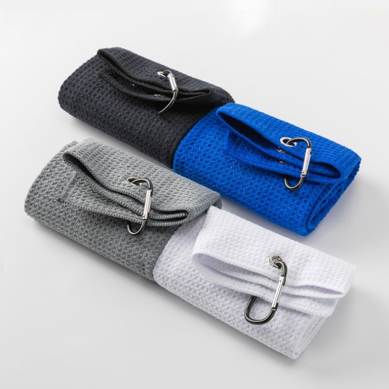Golf Towel - Asciugamano in microfibra 40x40 cm, asciugamano