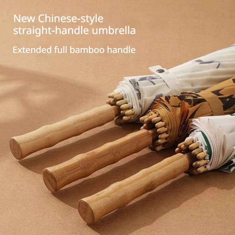 Grande ombrello in bambù stile - Golf Umbrella Large recensione e prezzo