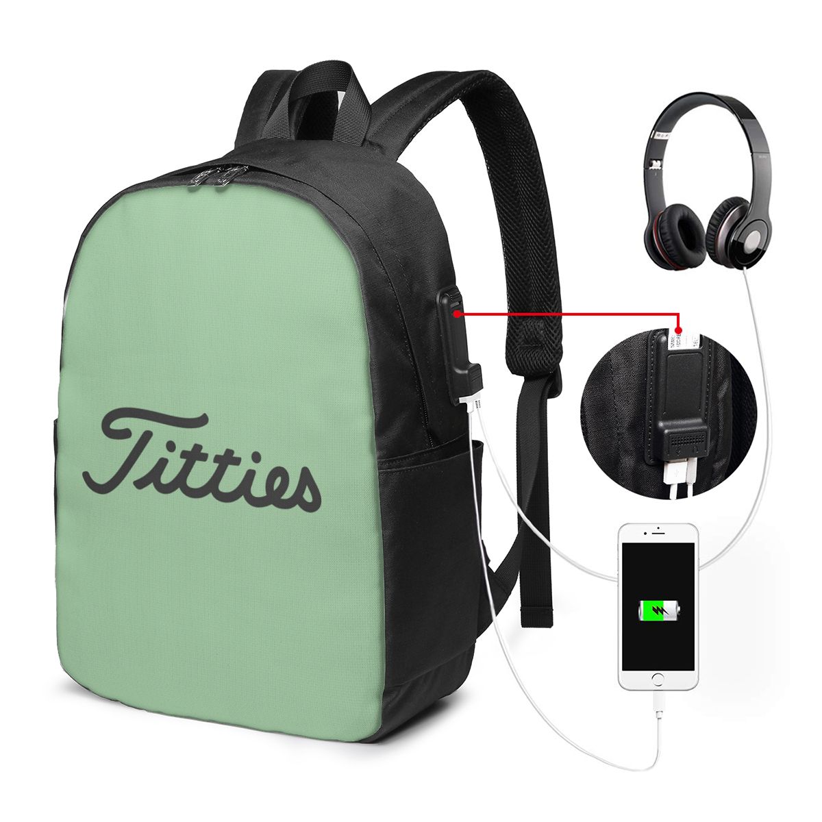 Titties Golf Ball Backpack Bor - Golf Bag recensione e prezzo